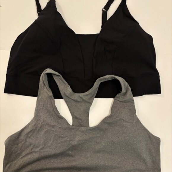 Old Navy Active Other - Old Navy Active NWOT (2) Powersoft Sports Bras Removable Cups Gray Black 3X